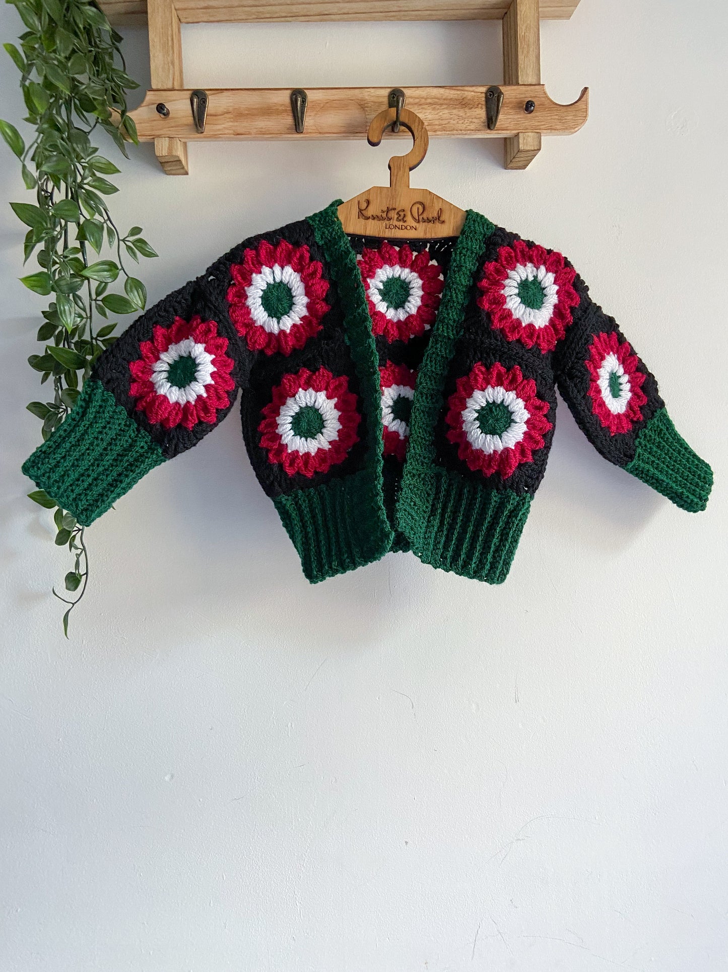 Palestine Colours Scrappi Cardigan