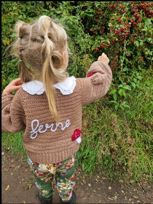 Toadstools Cardigan