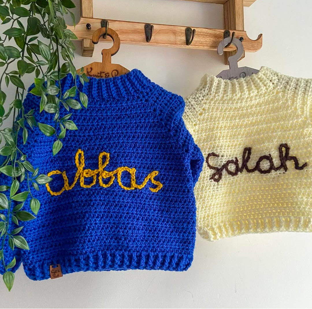 Name Knit Jumper