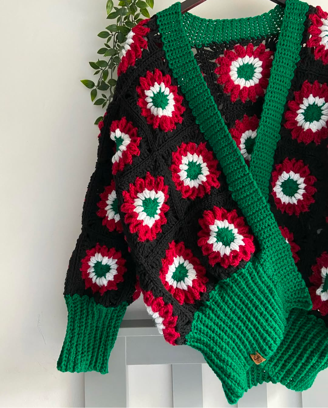 Adults Palestine Colours Scrappi Cardigan