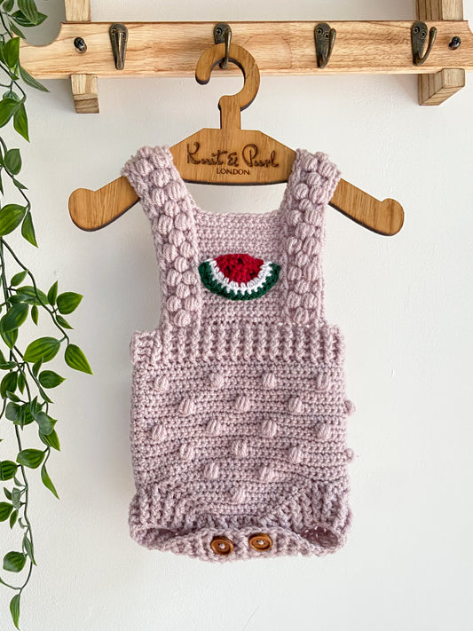 Watermelon Bobbles Romper