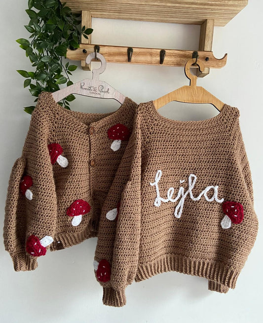Toadstools Cardigan