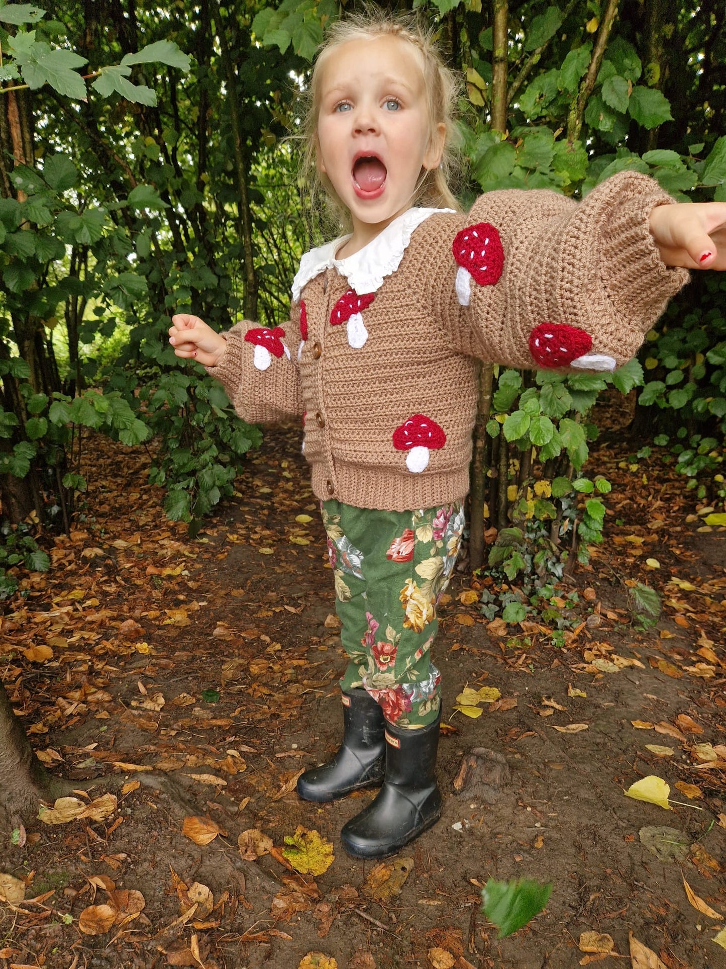 Toadstools Cardigan